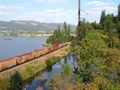 Scenic lake and forested shoreline view at Heyburn State Park, Idaho