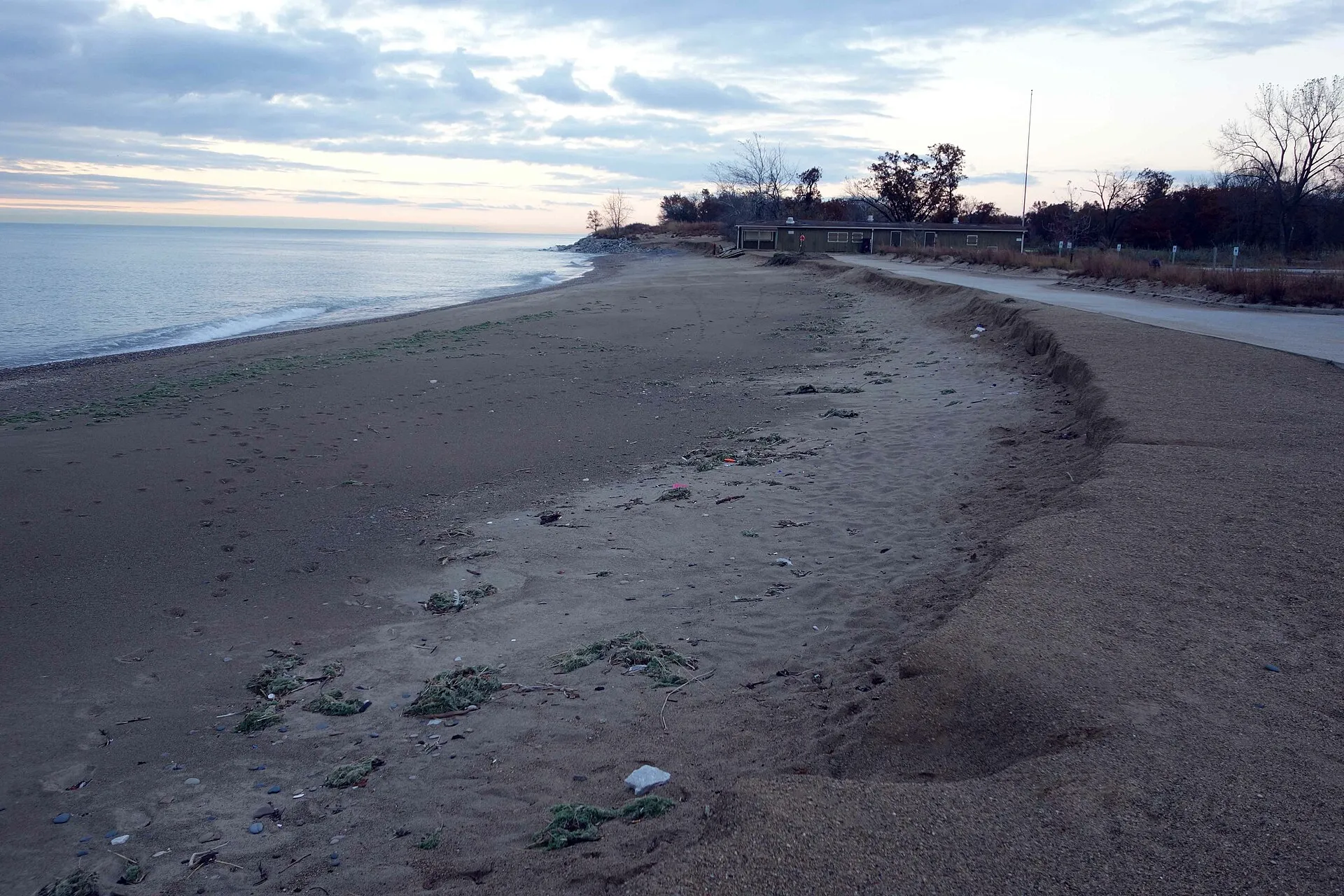 Sunrise over Lake Michigan at Illinois Beach State Park