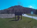 Scenic panoramic view from the summit of Mount Philo overlooking Lake Champlain and the Adirondack Mountains, Vermont