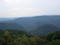 Scenic view of the Bluestone River Gorge from Pipestem Resort State Park, West Virginia